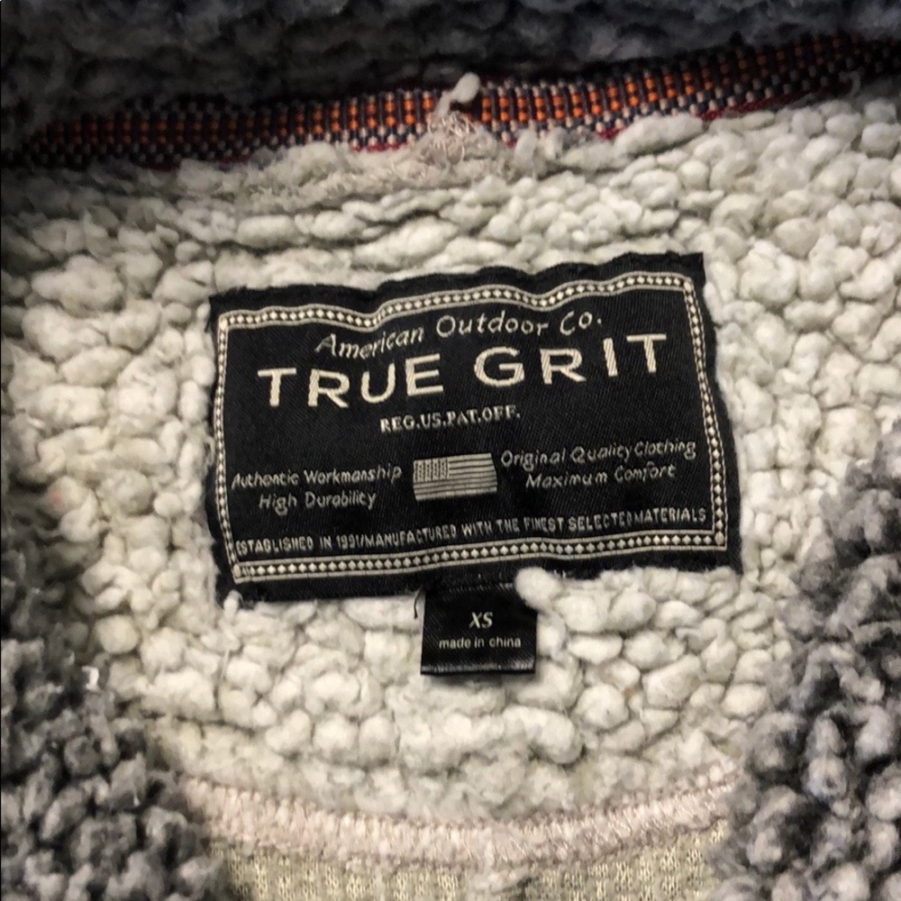 True Grit Frosty Tipped Pile 1/4 ZIp Pullover - Picture 5 of 7